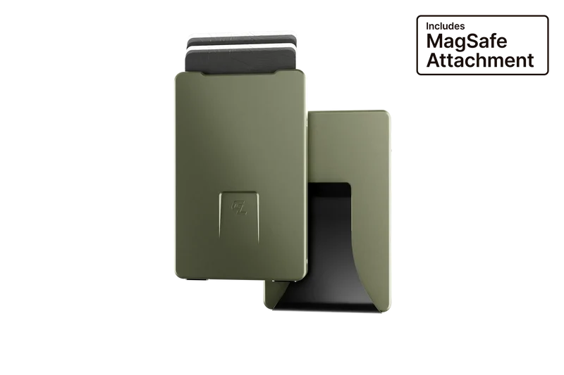 Groove Wallet® with MagSafe Plate - Base Camp Green