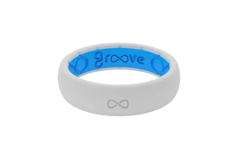 Solid Snow Thin Ring