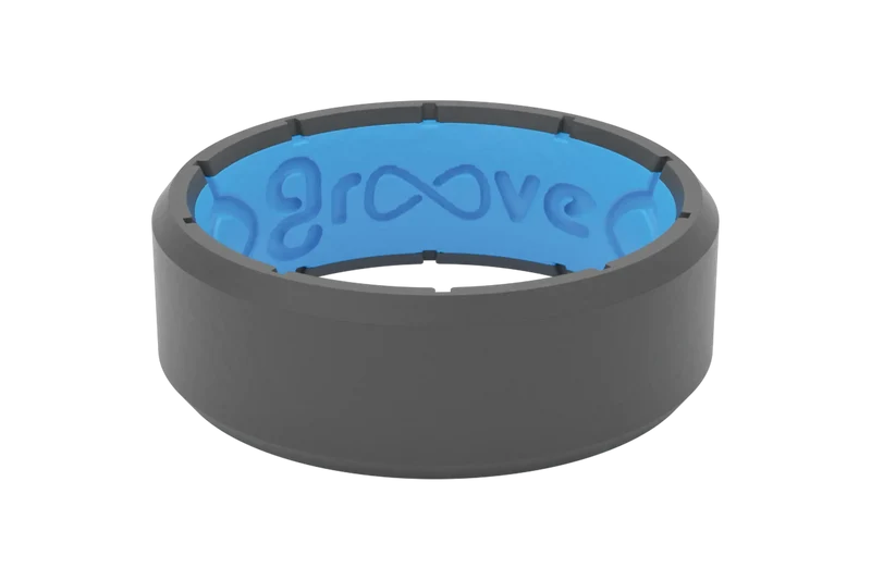 Edge Deep Stone Grey Ring
